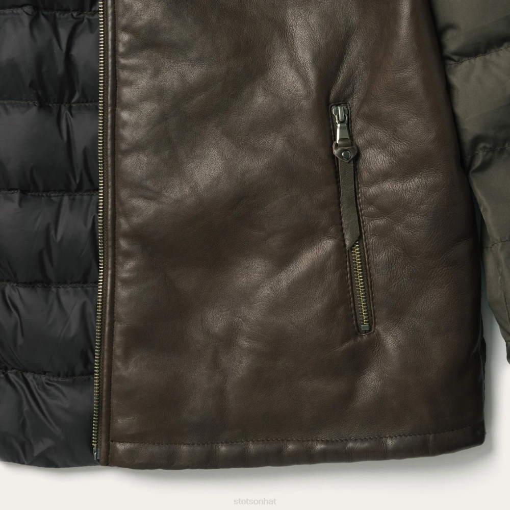 Stetson Novelty Solid Suede Jacket Brown Men Apparel 00LX399