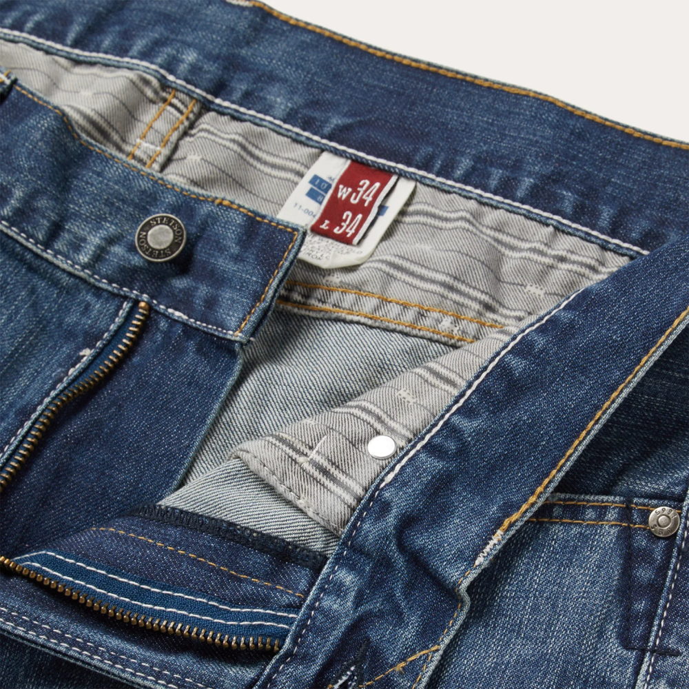 Stetson 1014 Rocker Fit Jean Blue Men Apparel 00LX390