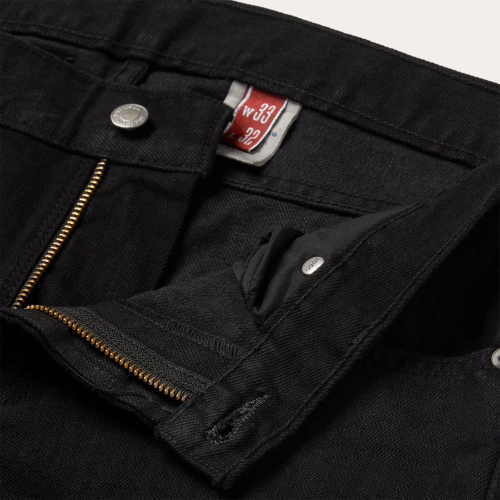 Stetson 1120 Slim Fit Standard Straight Leg Jean Black Men Apparel 00LX380