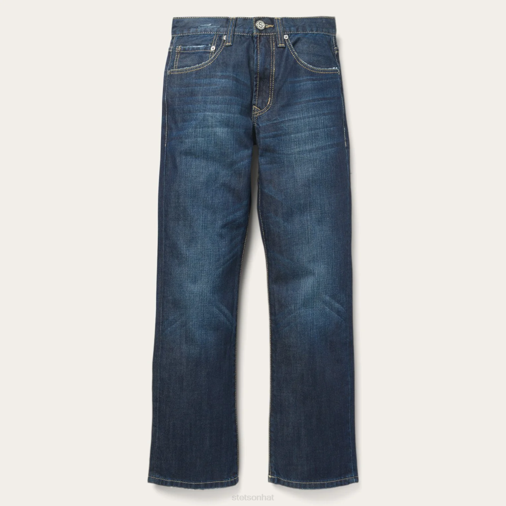 Stetson 1312 Fit Destructed Jeans Blue Men Apparel 00LX383