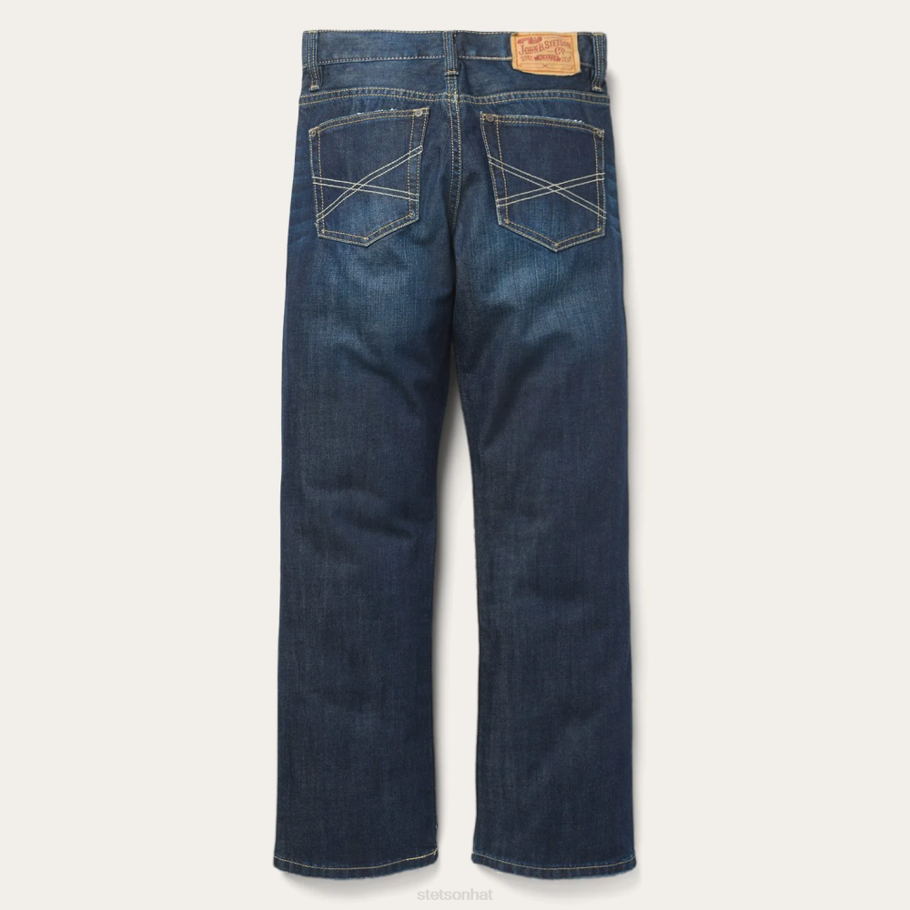 Stetson 1312 Fit Destructed Jeans Blue Men Apparel 00LX383