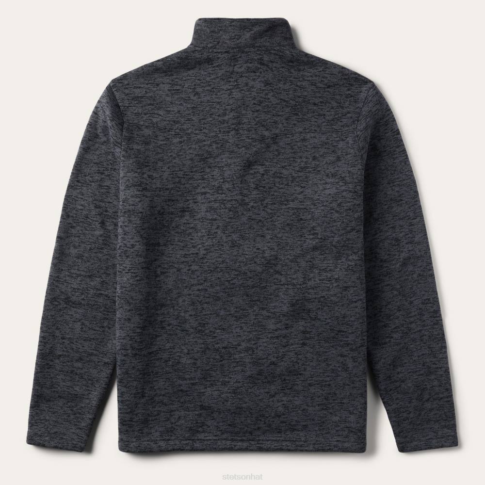 Stetson Bonded Knit Sweater Grey Men Apparel 00LX361