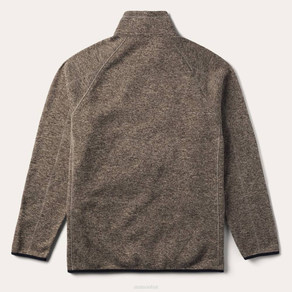 Stetson Bonded Knit Sweater Tan Men Apparel 00LX363