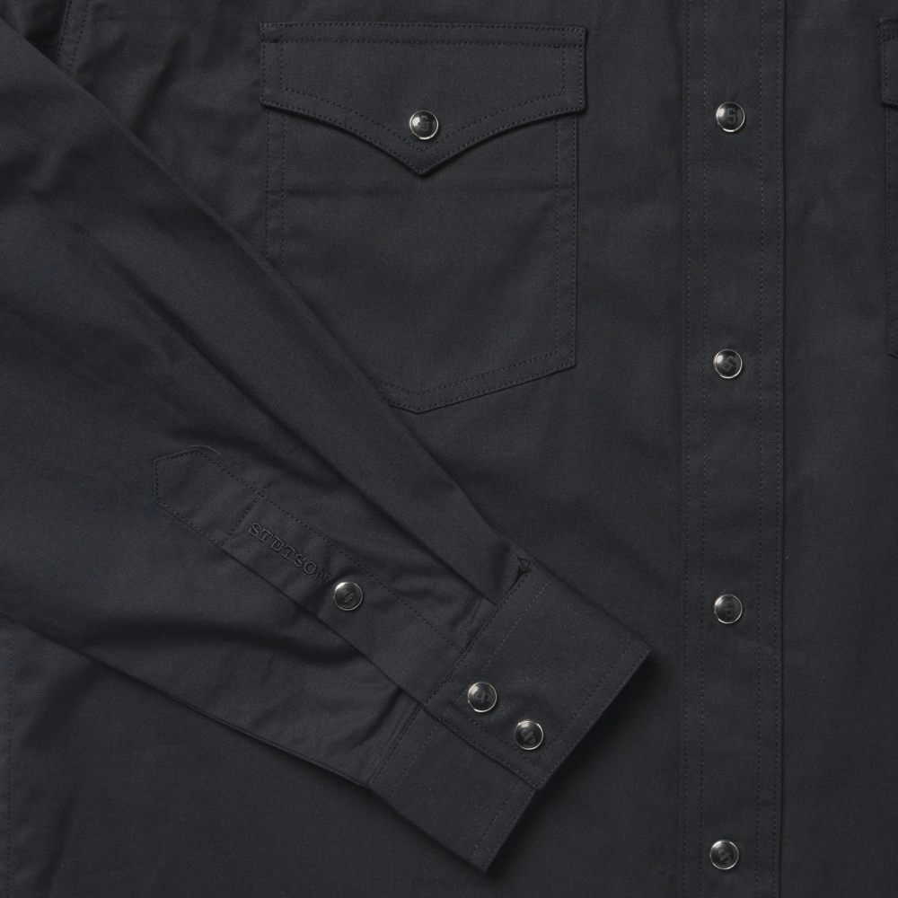 Stetson Classic Western Shirt Black Men Apparel 00LX299