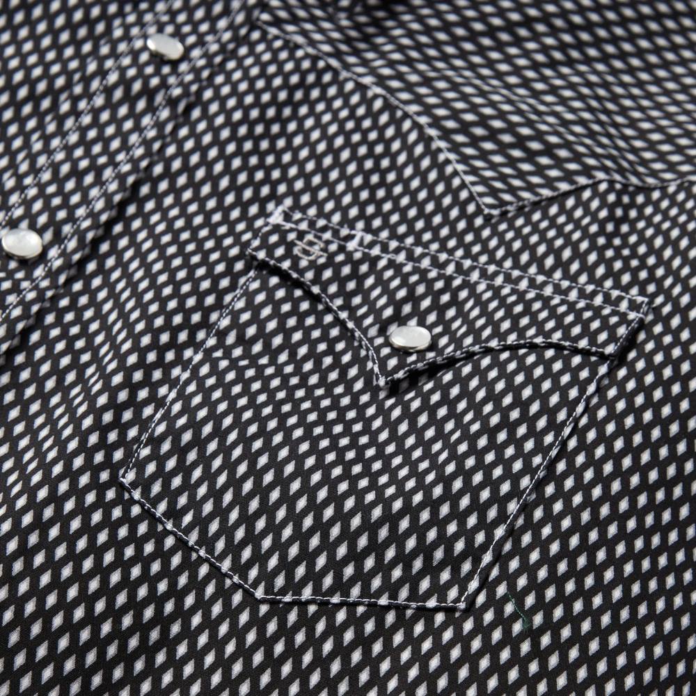 Stetson Diamond Shirt Black Men Apparel 00LX335