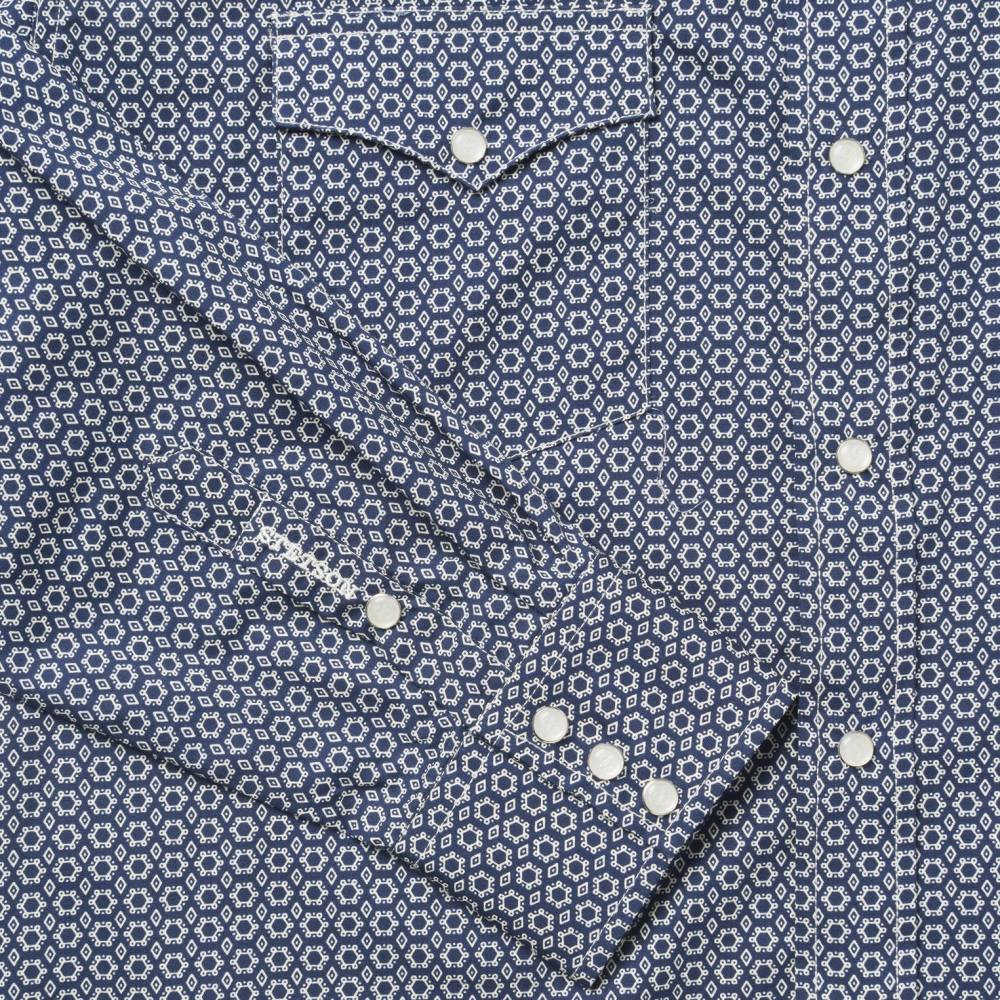 Stetson Snap Front Shirt Blue Men Apparel 00LX364