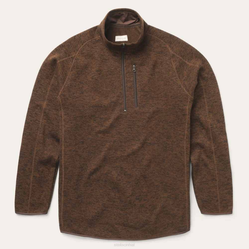 Stetson Pullover Knit Sweater Brown Men Apparel 00LX402