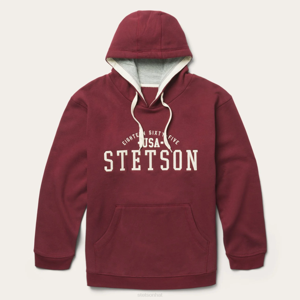 Stetson Hooded Sweatshirt Red Men Apparel 00LX410