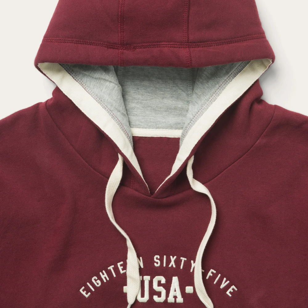 Stetson Hooded Sweatshirt Red Men Apparel 00LX410