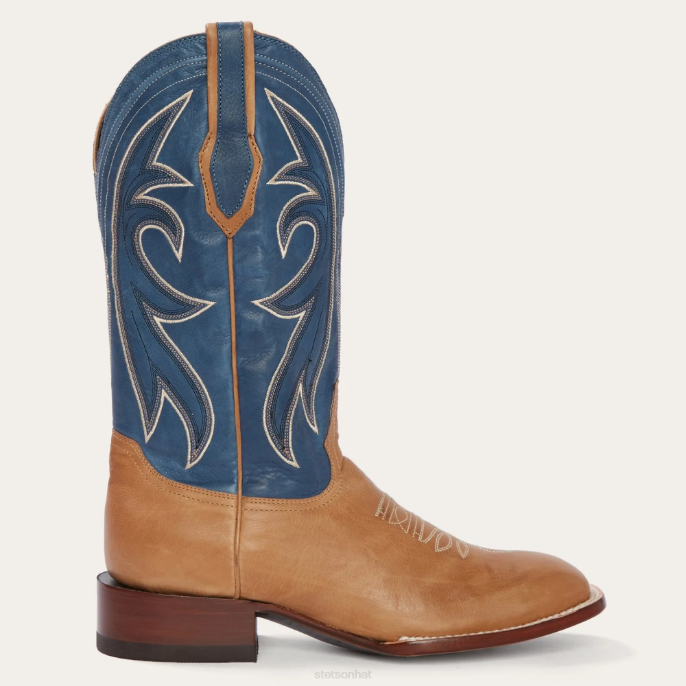 Stetson Casper Matte Cowboy Boot Tan Men Footwear 00LX224