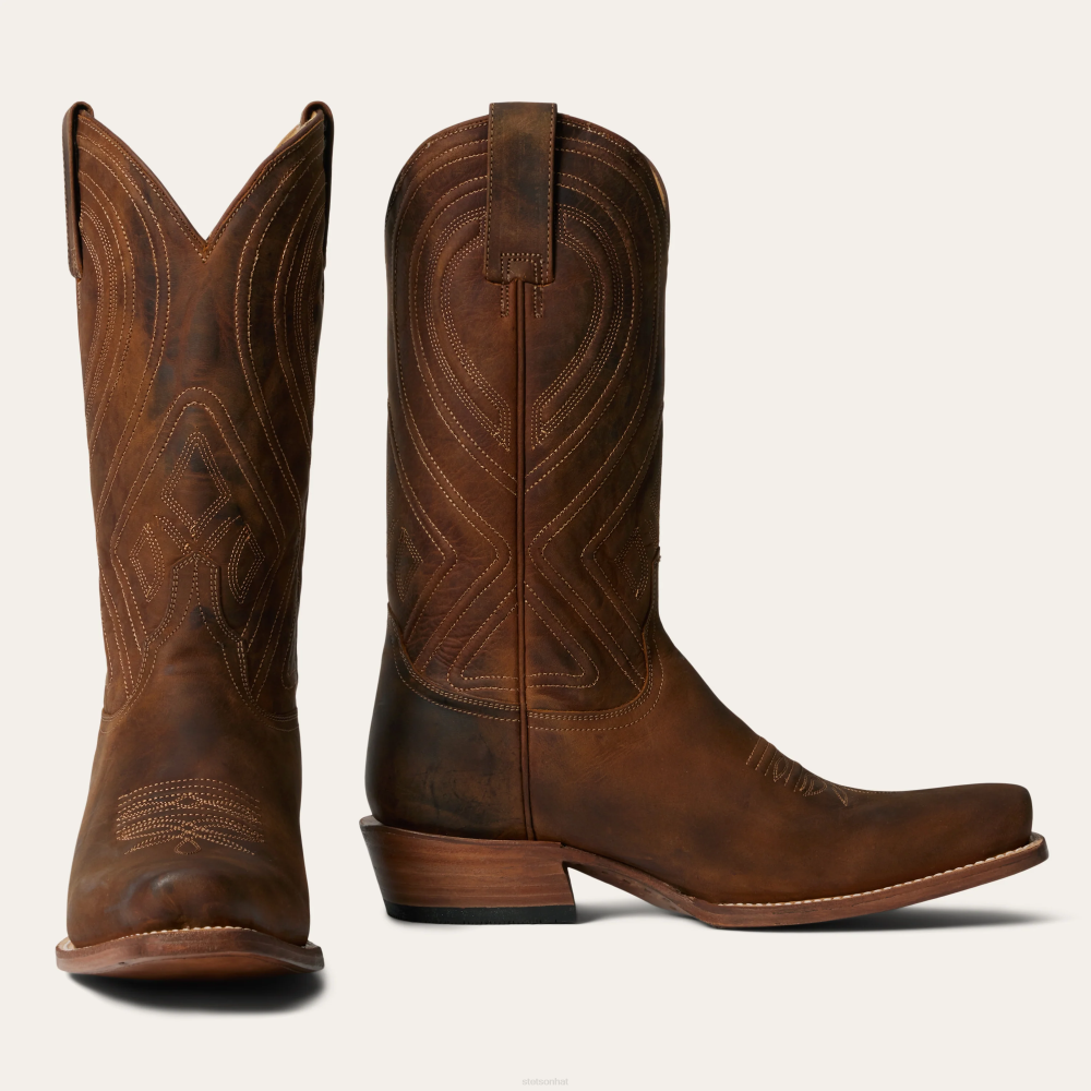 Stetson Mossman Boot Brown Men Footwear 00LX241