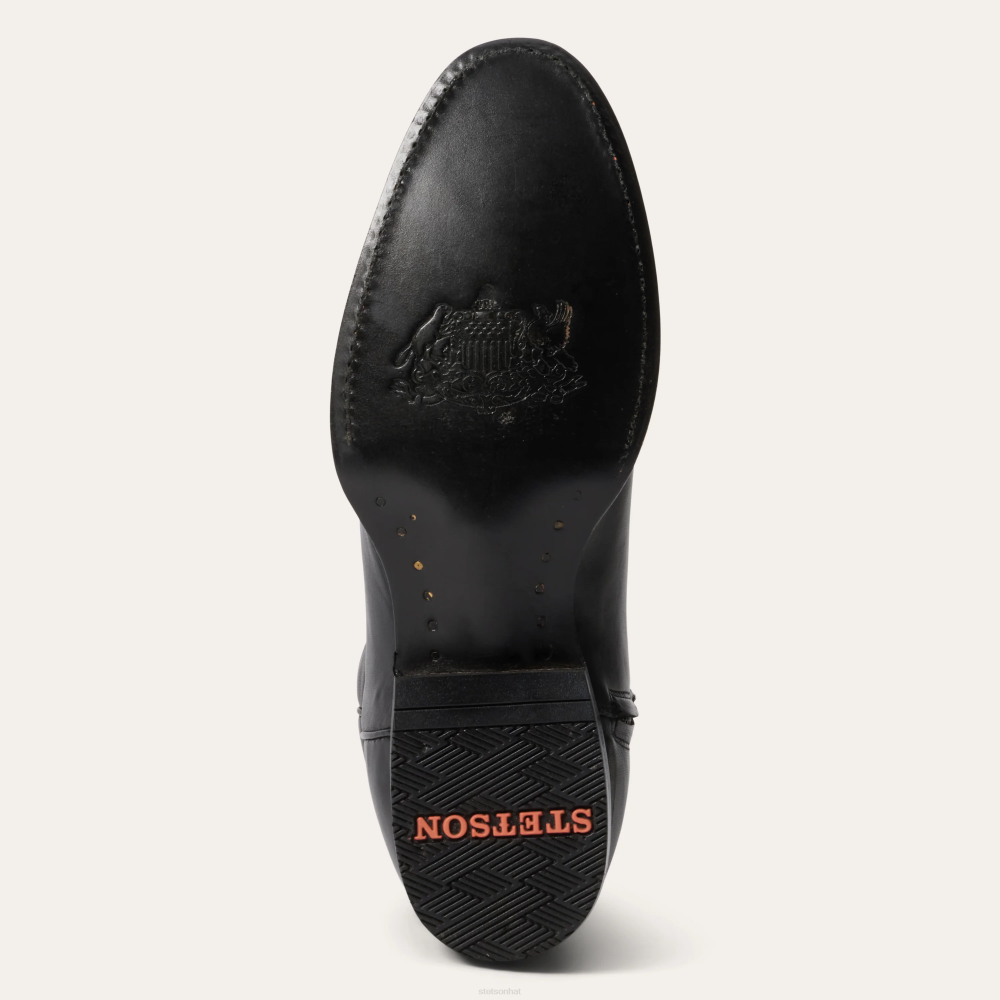 Stetson Rancher Zip Boots Black Men Footwear 00LX235