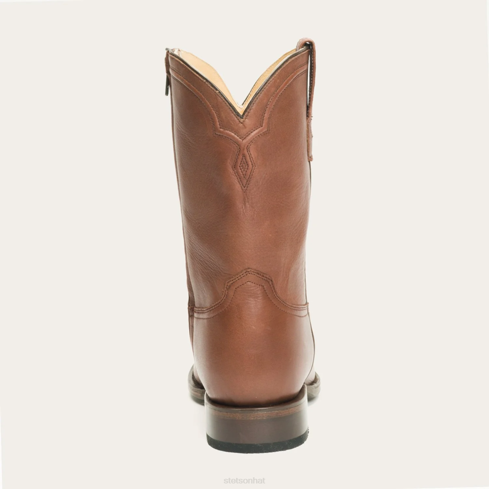 Stetson Rancher Zip Boots Brown Men Footwear 00LX219