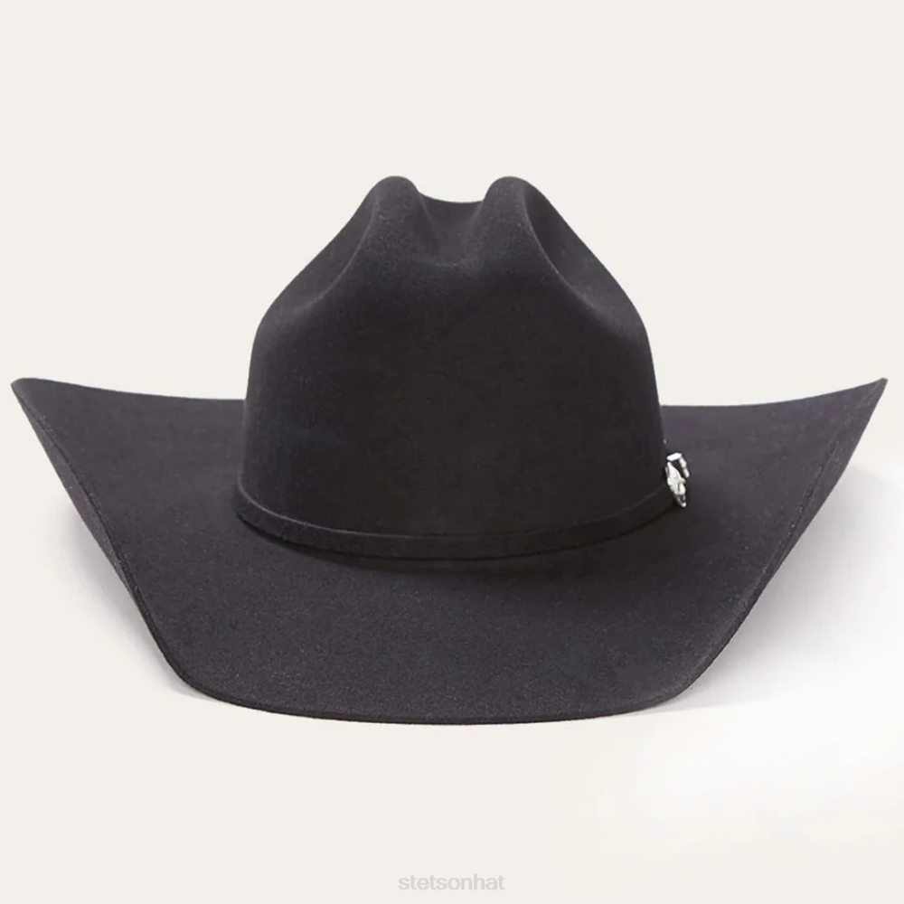 Stetson Brenham 4X Cowboy Hat Black Unisex Headwear 00LX33