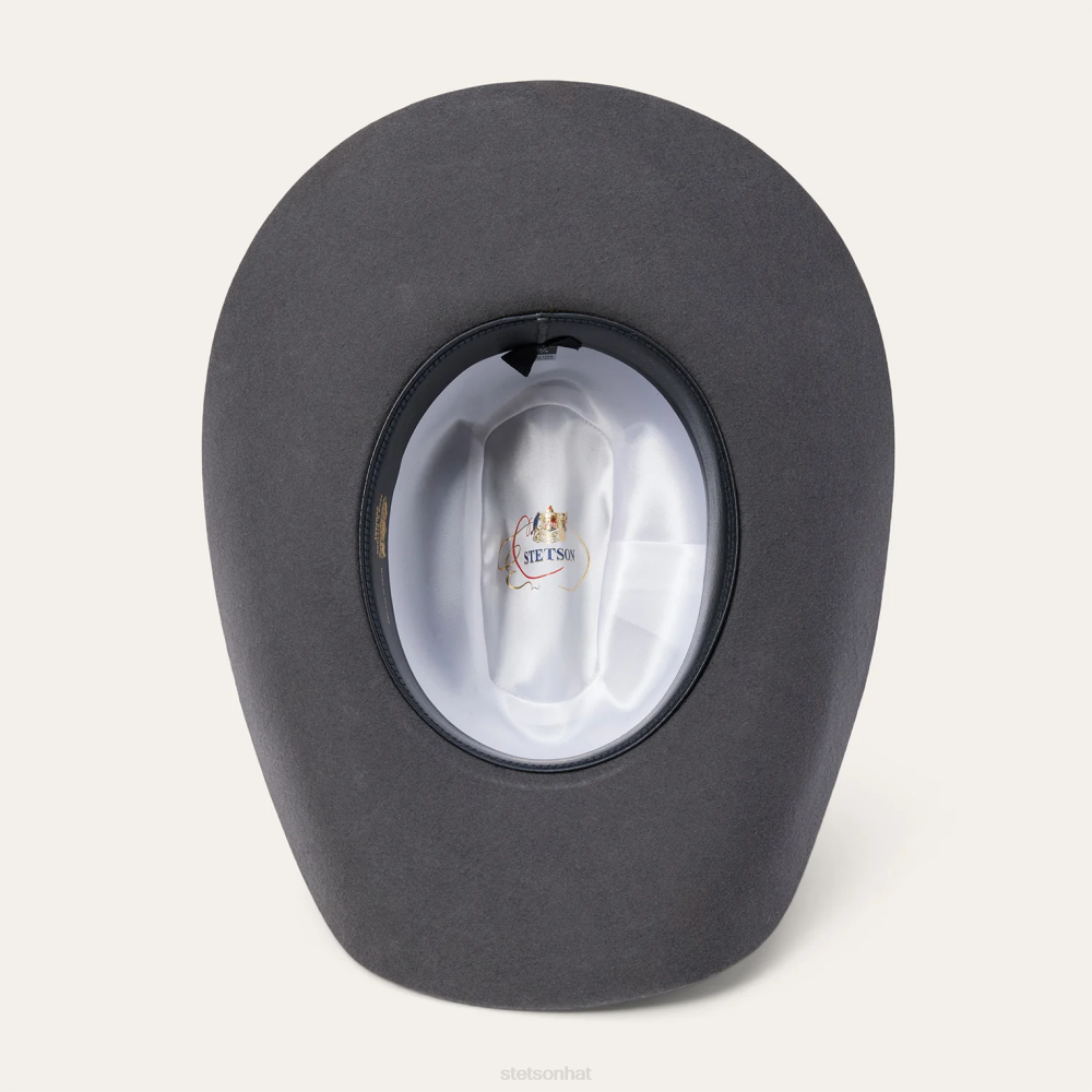 Stetson Brenham 4X Cowboy Hat Granite Unisex Headwear 00LX18