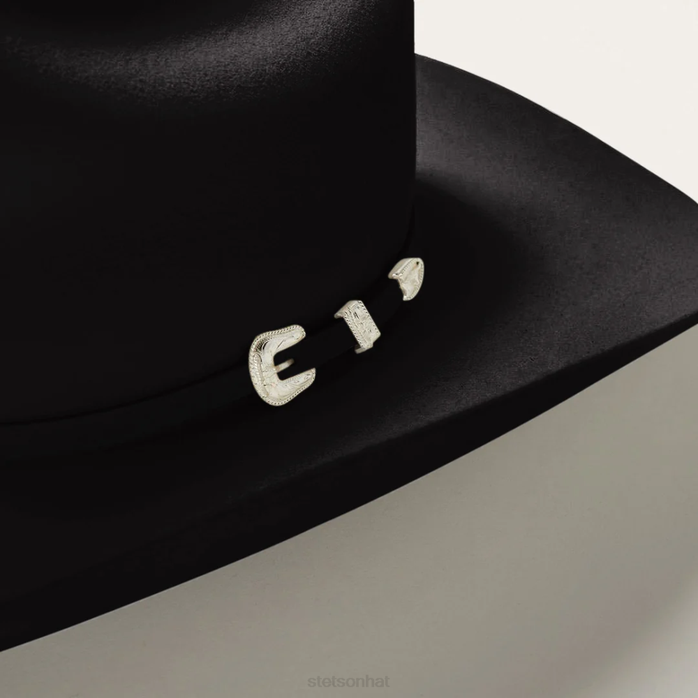 Stetson Deadwood 4X Cowboy Hat Black Unisex Headwear 00LX29
