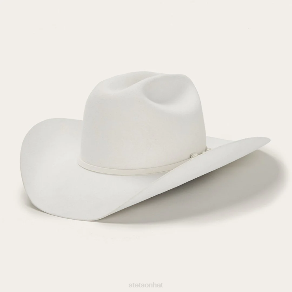 Stetson Deadwood 4X Cowboy Hat White Unisex Headwear 00LX28