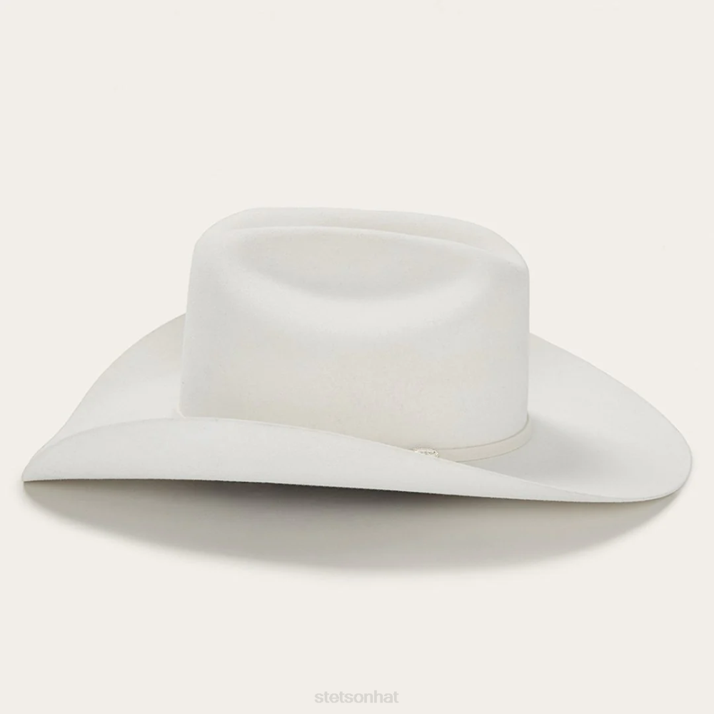 Stetson Deadwood 4X Cowboy Hat White Unisex Headwear 00LX28