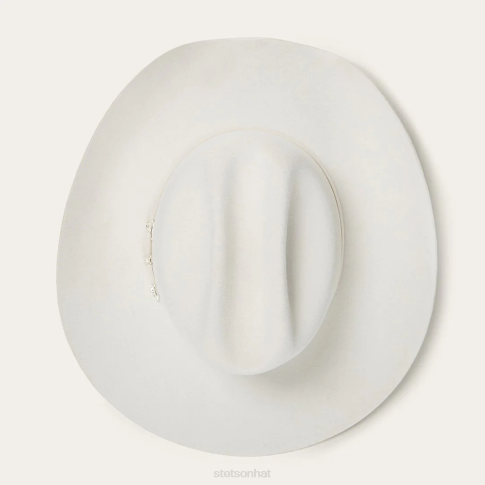 Stetson Deadwood 4X Cowboy Hat White Unisex Headwear 00LX28