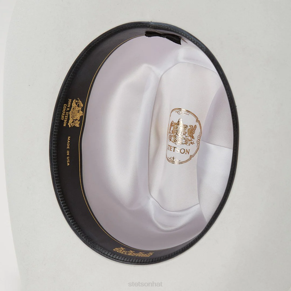 Stetson Deadwood 4X Cowboy Hat White Unisex Headwear 00LX28