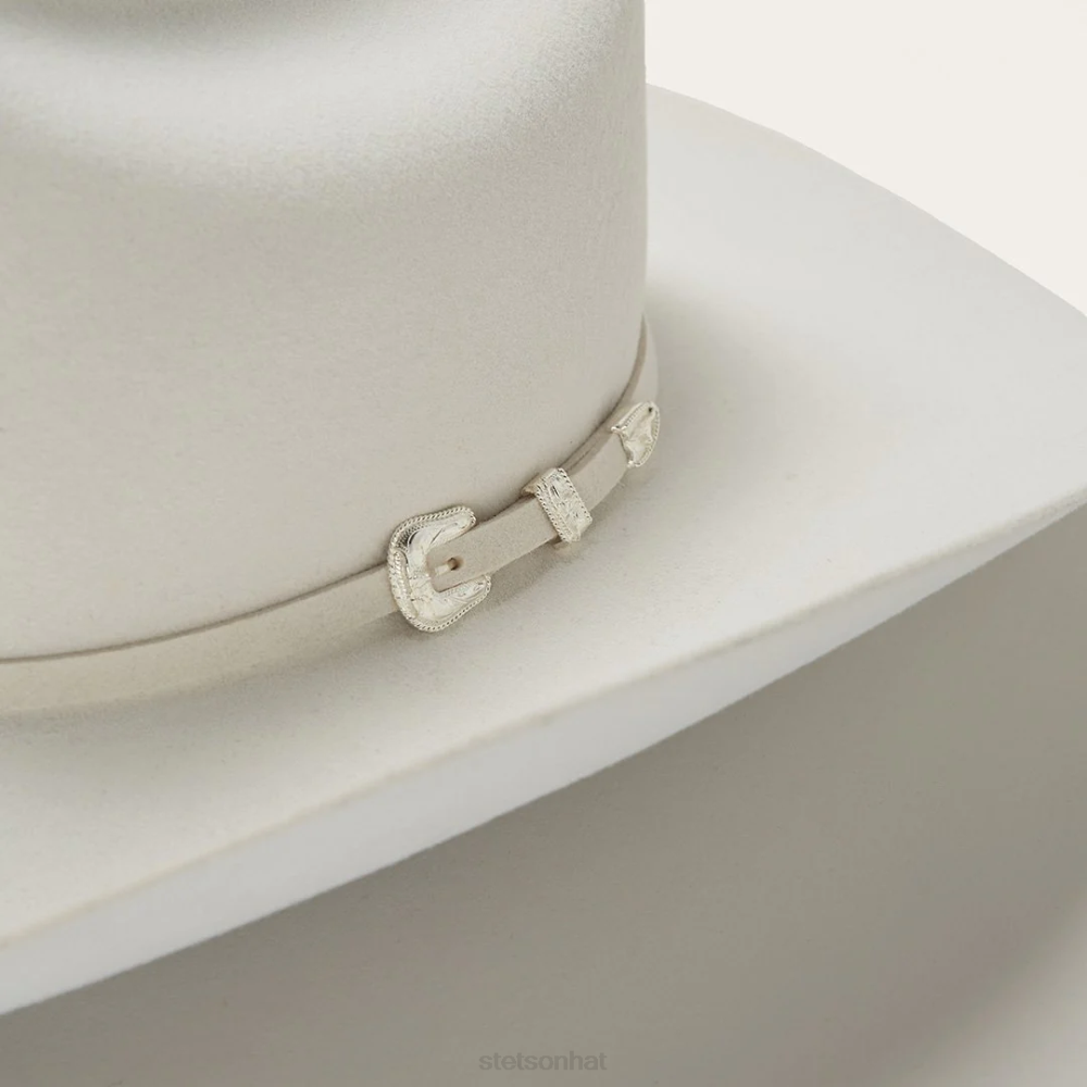 Stetson Deadwood 4X Cowboy Hat White Unisex Headwear 00LX28