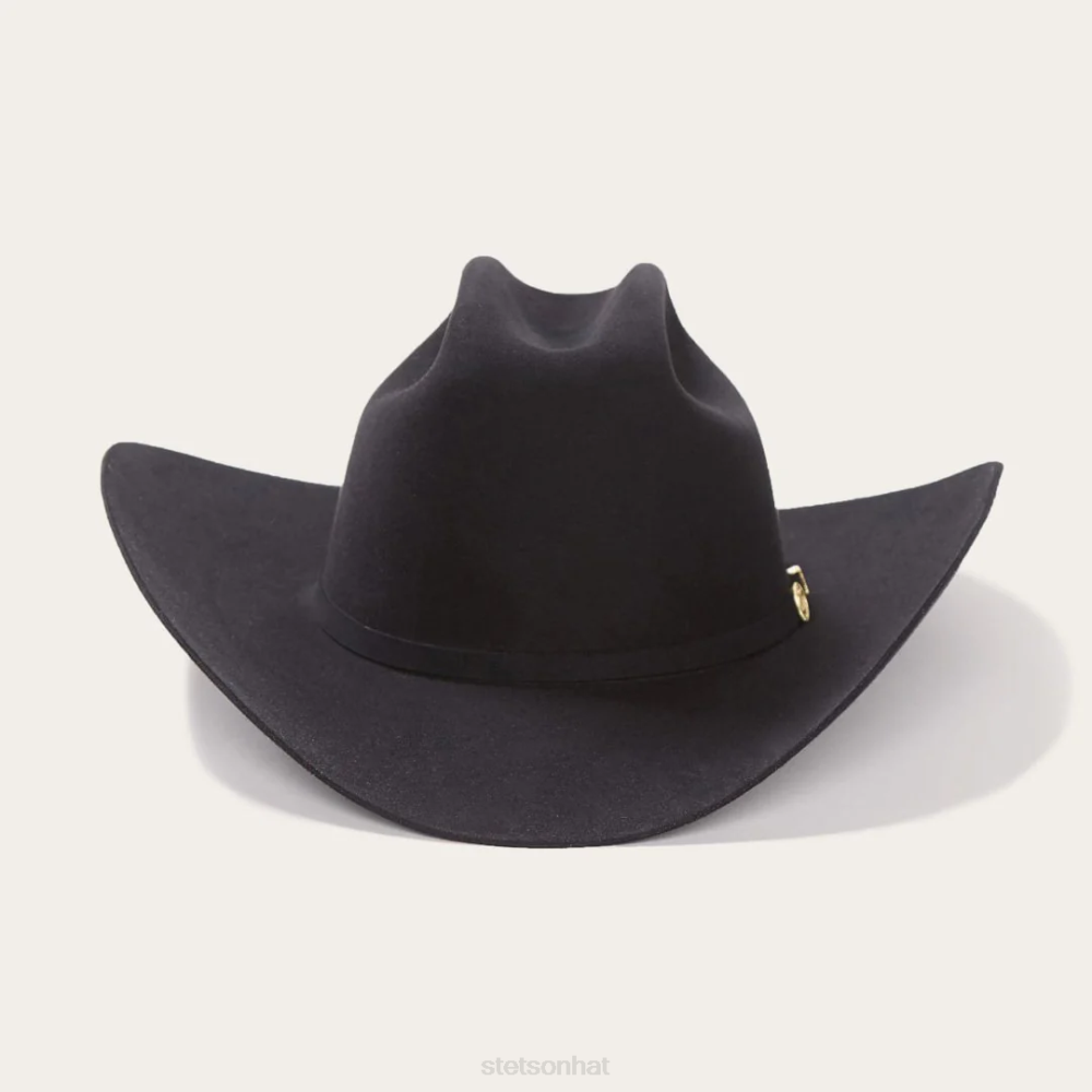 Stetson El Presidente 100X Premier Cowboy Hat Black Unisex Headwear 00LX70
