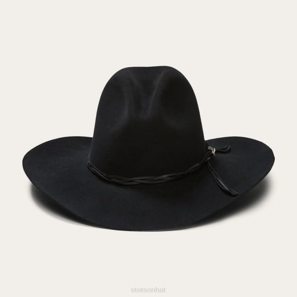 Stetson Gus 6X Cowboy Hat Black Unisex Headwear 00LX20