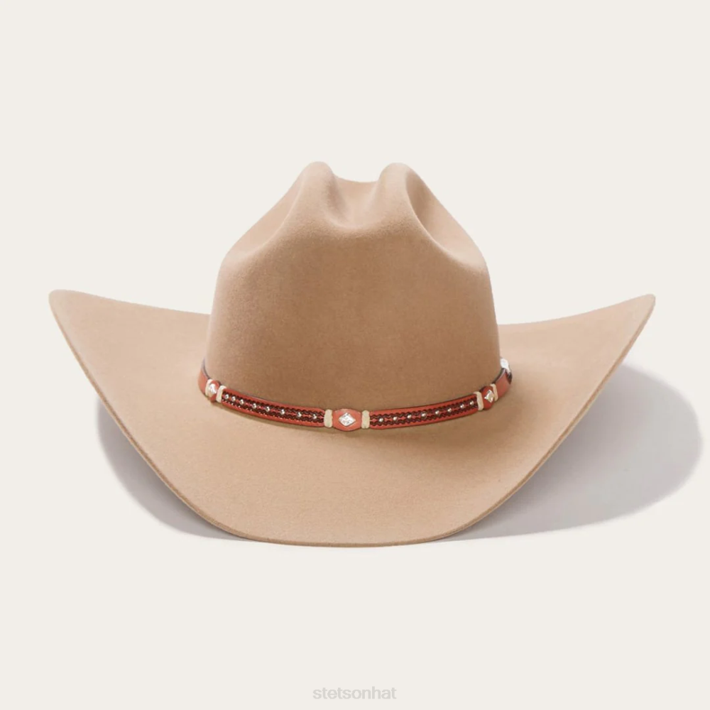 Stetson Monterey 6X Cowboy Hat Fawn Unisex Headwear 00LX118