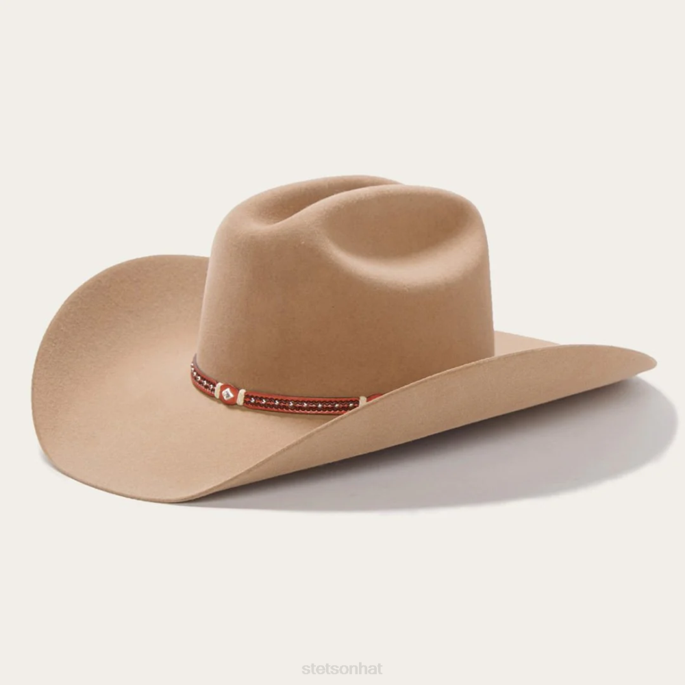 Stetson Monterey 6X Cowboy Hat Fawn Unisex Headwear 00LX118