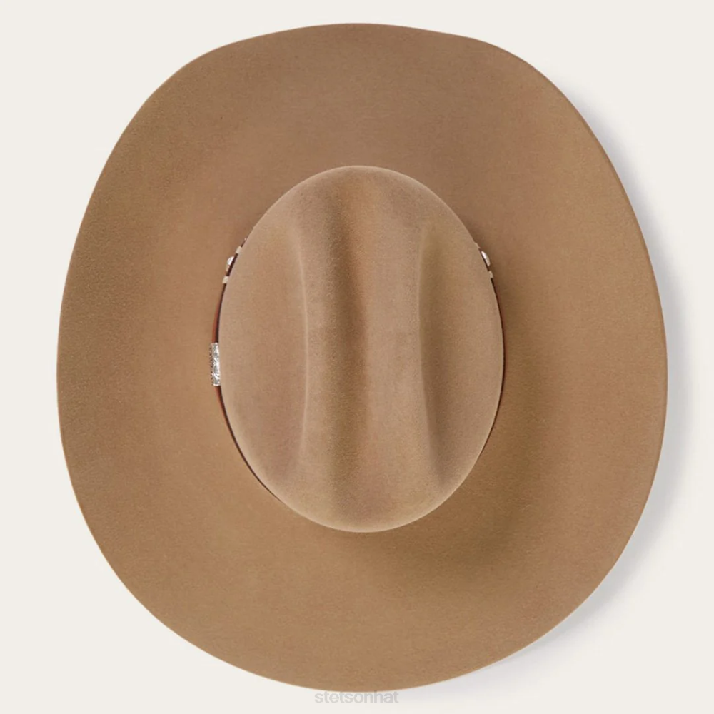 Stetson Monterey 6X Cowboy Hat Fawn Unisex Headwear 00LX118