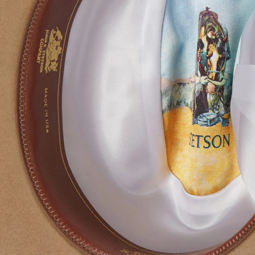 Stetson Monterey 6X Cowboy Hat Fawn Unisex Headwear 00LX118