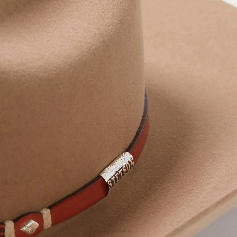 Stetson Monterey 6X Cowboy Hat Fawn Unisex Headwear 00LX118