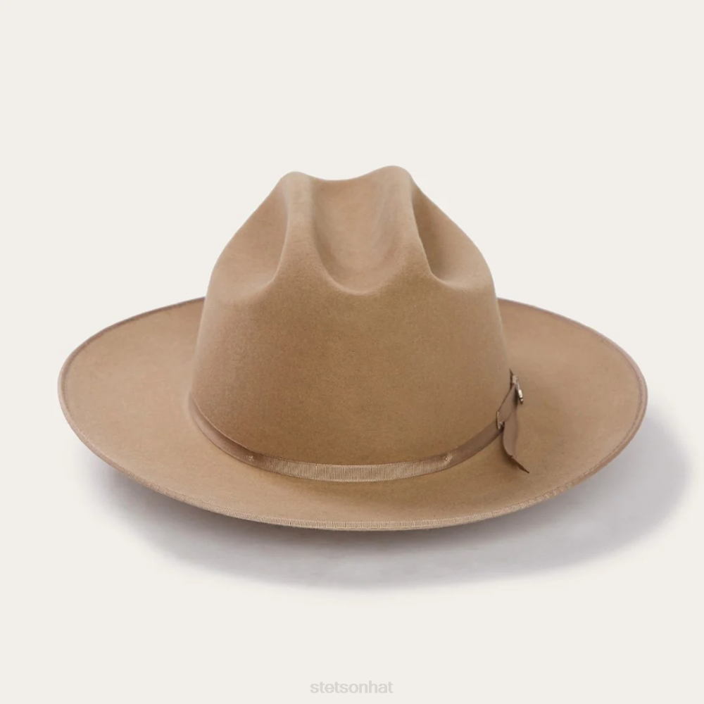 Stetson Open Road 6X Cowboy Hat Fawn Unisex Headwear 00LX9