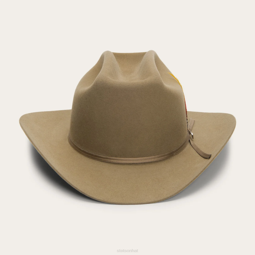 Stetson Range 6X Cowboy Hat Fawn Unisex Headwear 00LX78