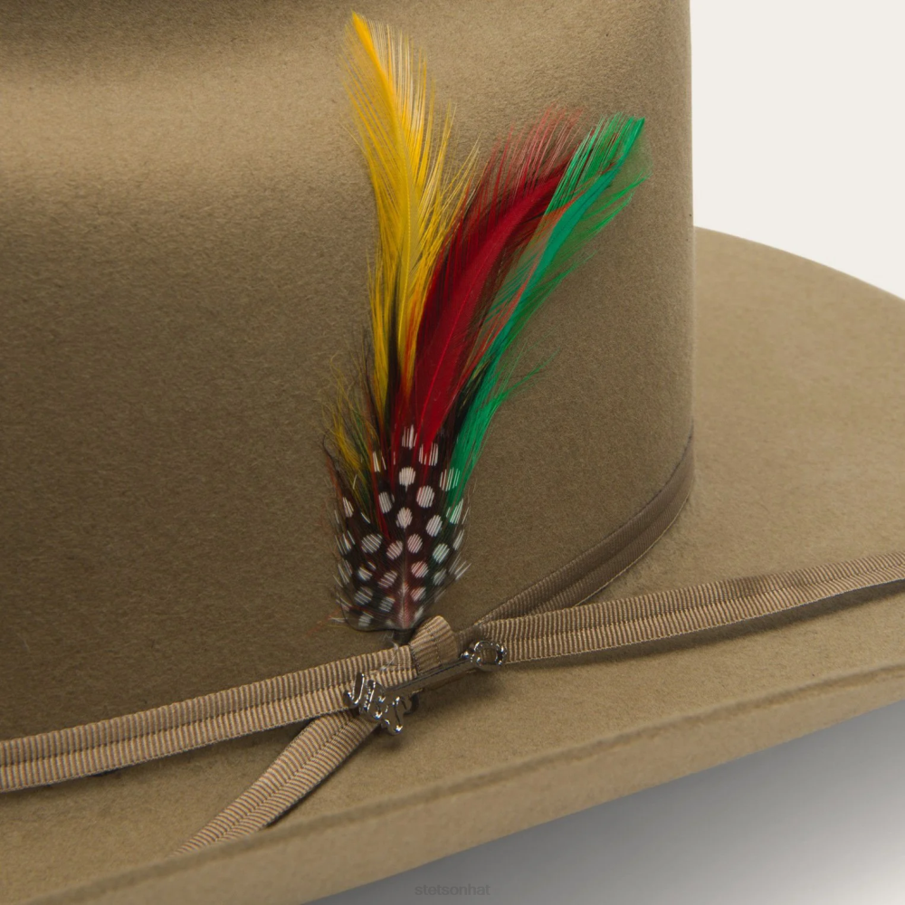 Stetson Range 6X Cowboy Hat Fawn Unisex Headwear 00LX78