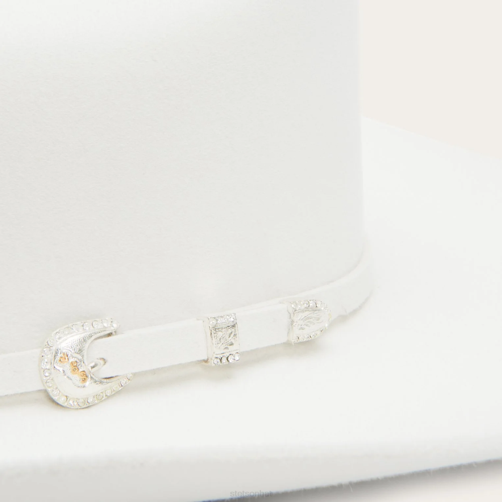 Stetson Shasta 10X Premier Cowboy Hat White Unisex Headwear 00LX68