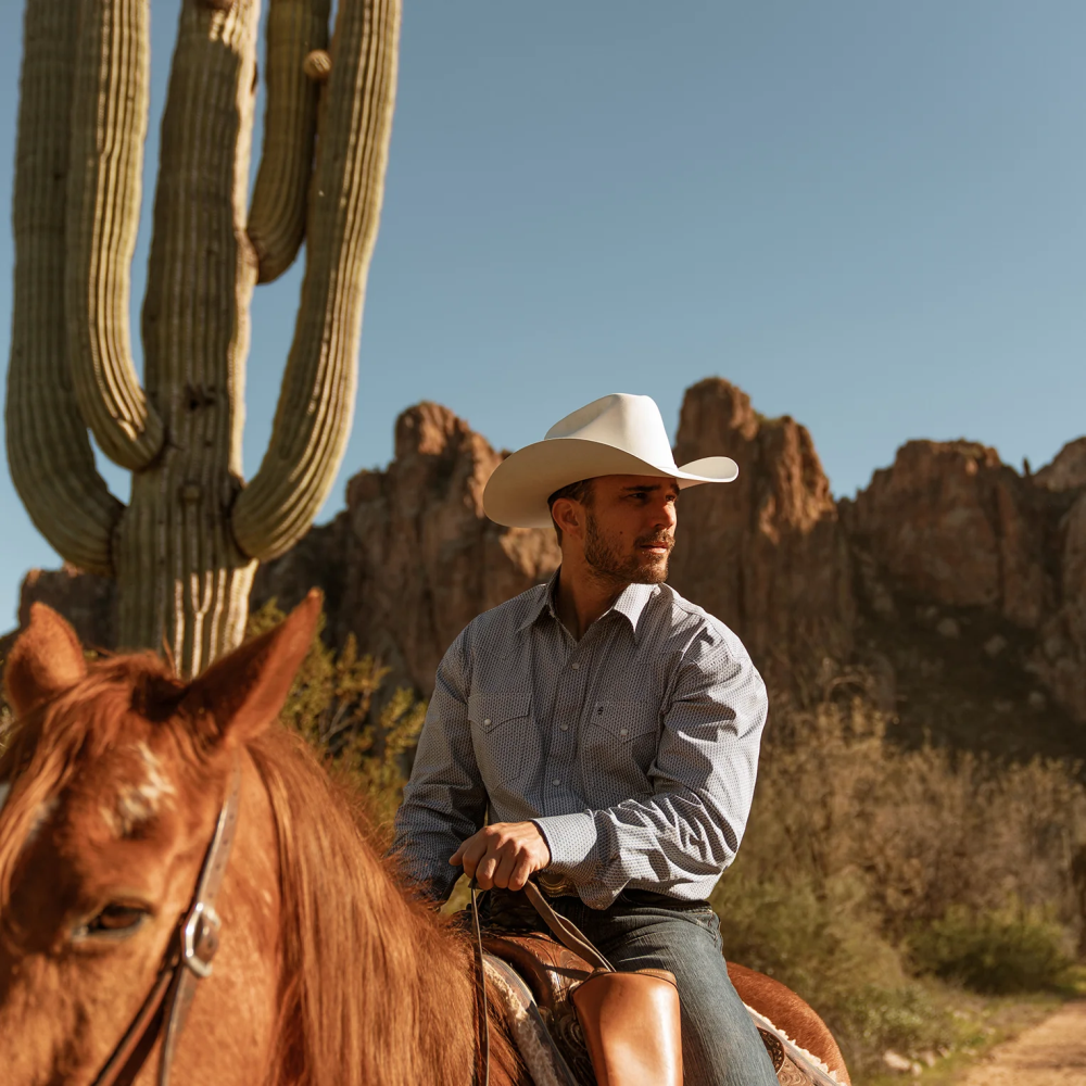 Stetson Shasta 10X Premier Cowboy Hat White Unisex Headwear 00LX68