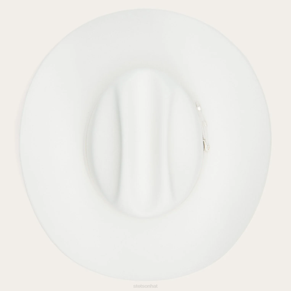 Stetson Shasta 10X Premier Cowboy Hat White Unisex Headwear 00LX68