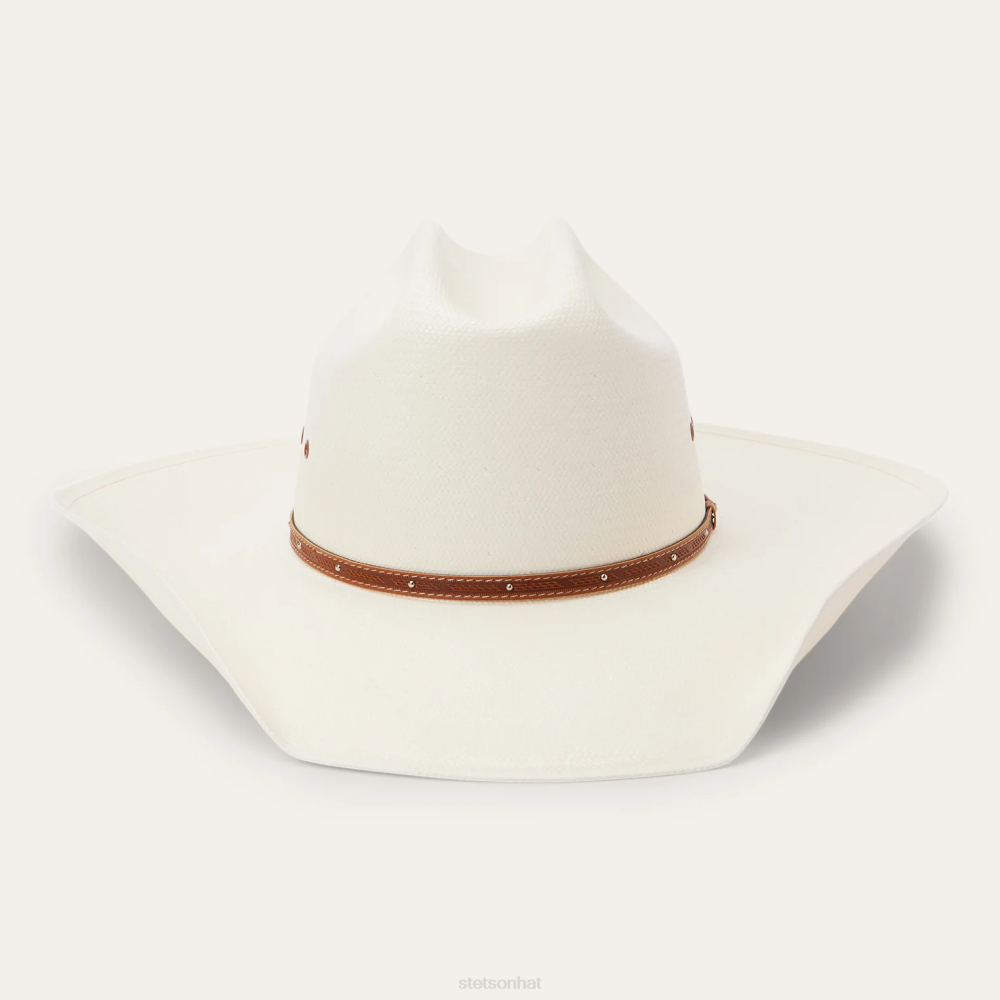 Stetson Stanhope 10X Straw Cowboy Hat Natural Unisex Headwear 00LX150