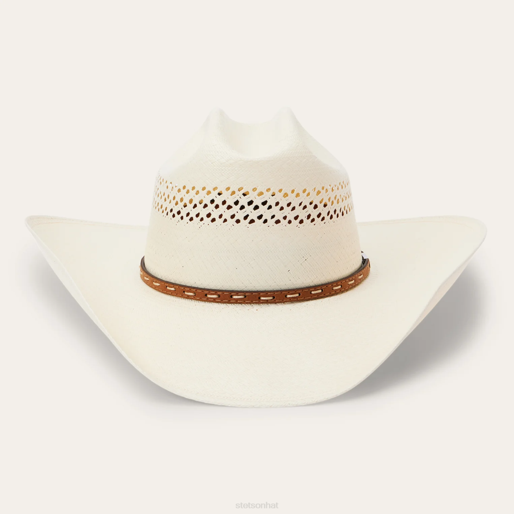 Stetson Williston 8X Straw Cowboy Hat Natural Unisex Headwear 00LX213
