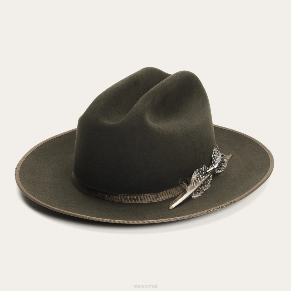 Stetson 1865 Distressed Open Road Royal Deluxe Sage Unisex Headwear 00LX98