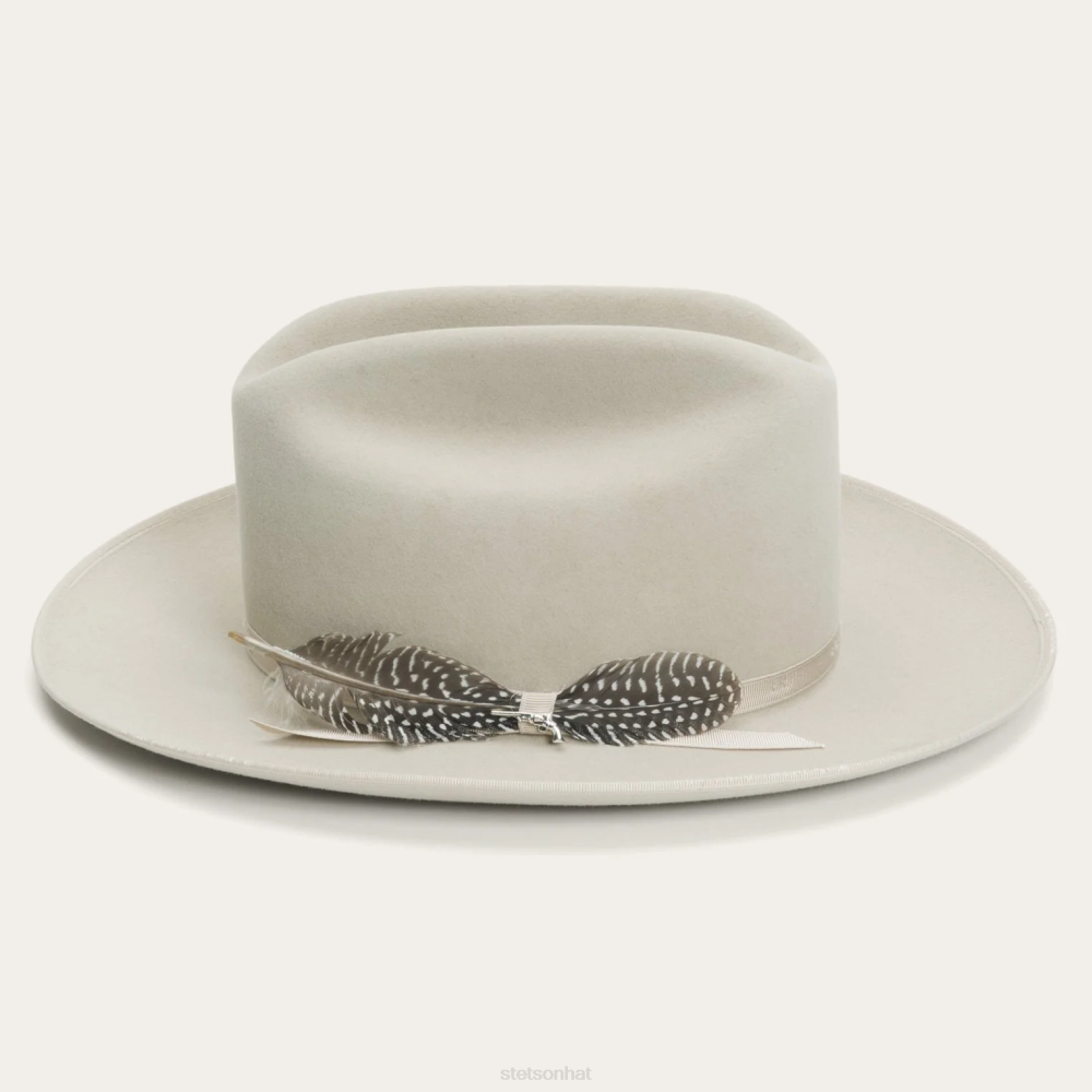 Stetson 1865 Distressed Open Road Royal Deluxe Silverbelly Unisex Headwear 00LX64