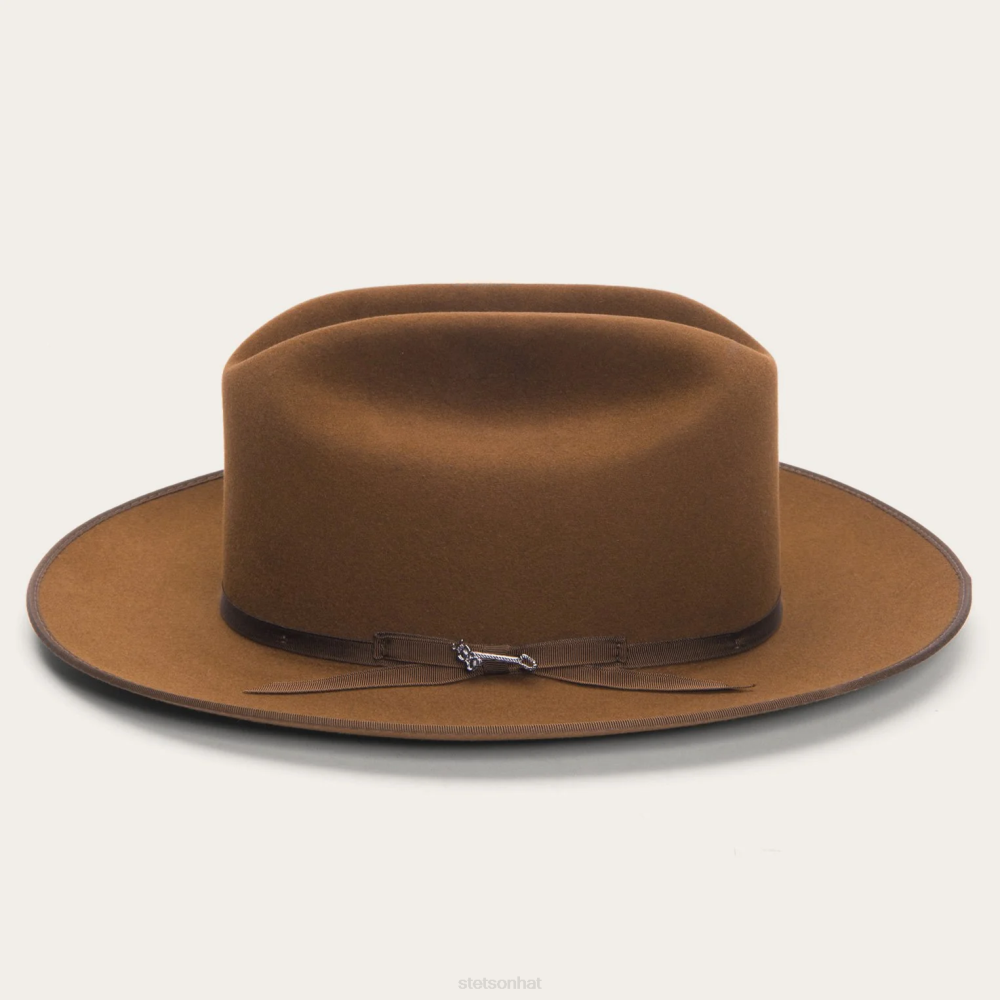 Stetson Open Road Royal Deluxe Hat Cognac Unisex Headwear 00LX44