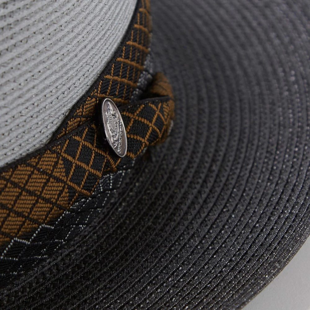 Stetson Andover Milan Fedora Grey Black Unisex Headwear 00LX169