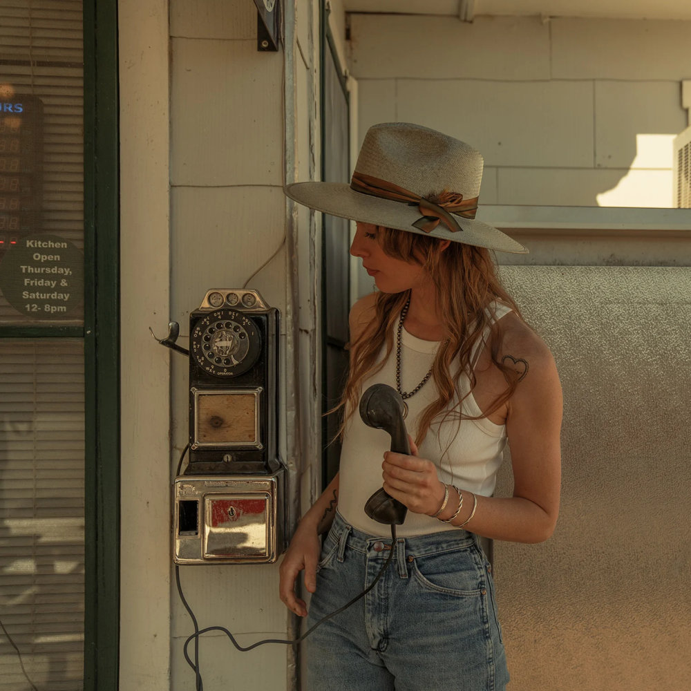 Stetson Caelus Straw Fedora Seafoam Unisex Headwear 00LX148