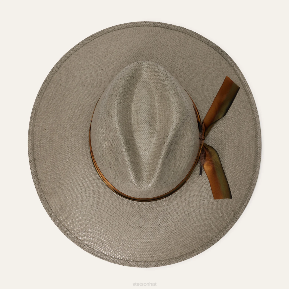 Stetson Caelus Straw Fedora Seafoam Unisex Headwear 00LX148