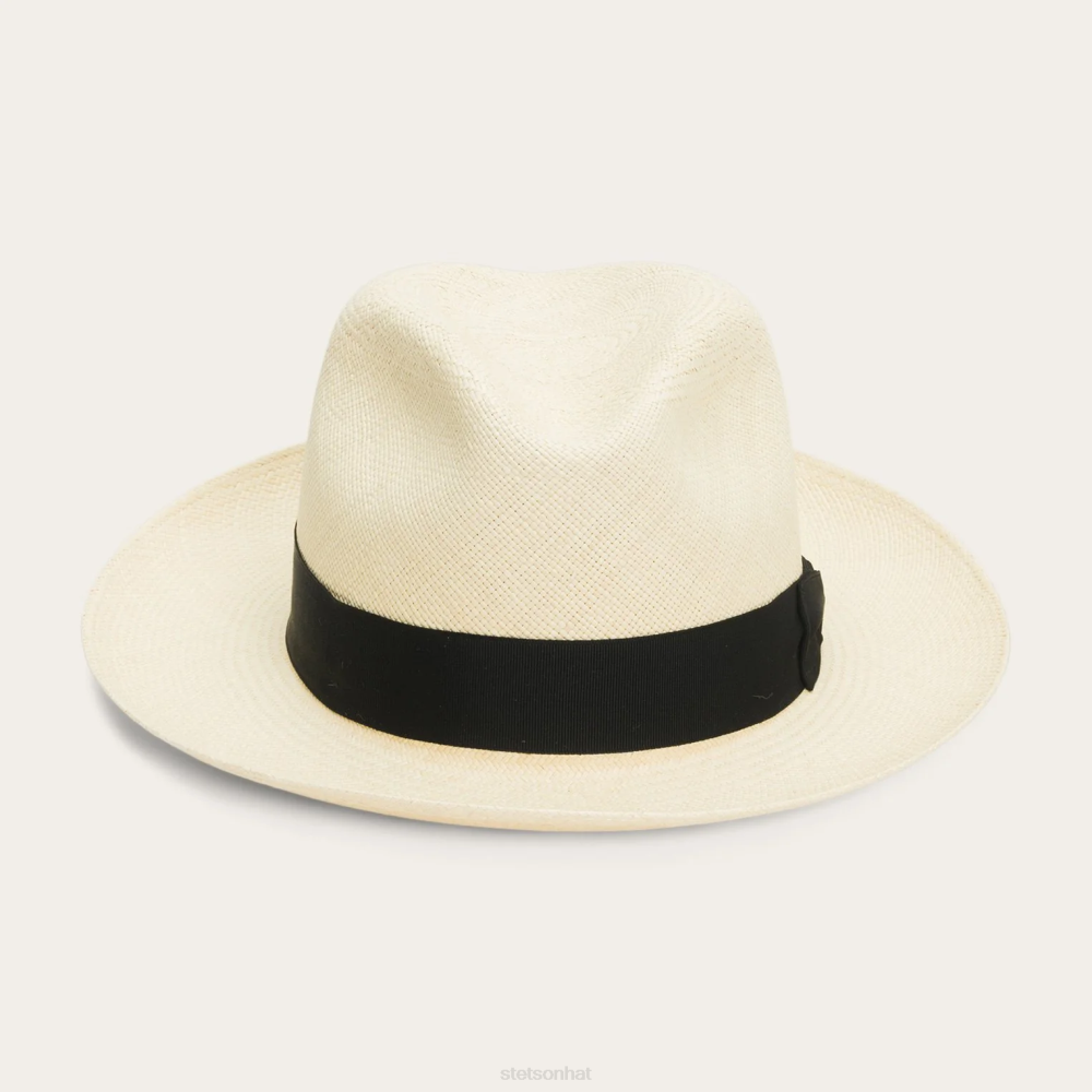 Stetson Center Dent Panama Fedora Natural Unisex Headwear 00LX144