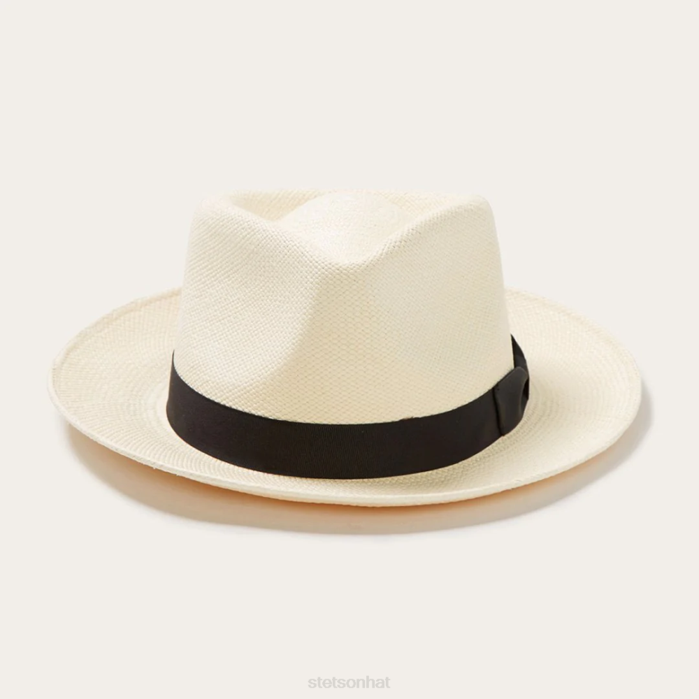 Stetson Retro Panama Fedora Natural Unisex Headwear 00LX154