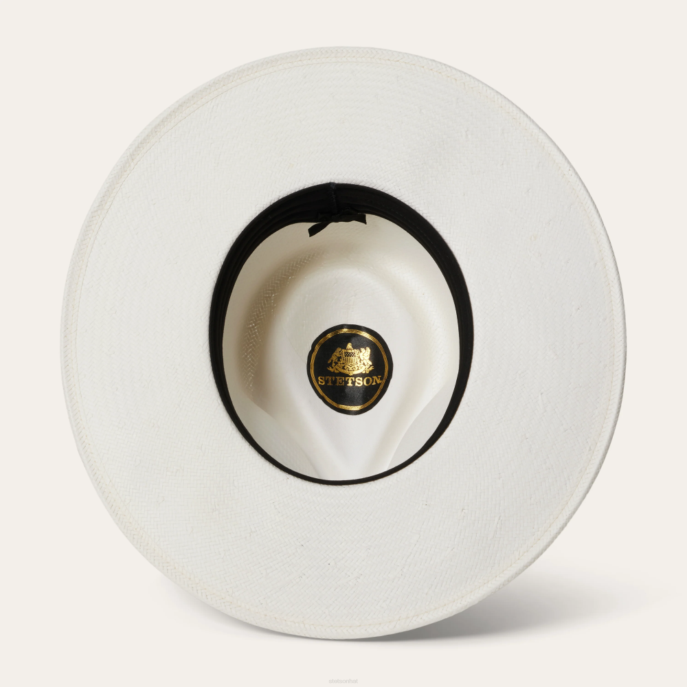 Stetson Sol Straw Fedora Bleach Unisex Headwear 00LX180