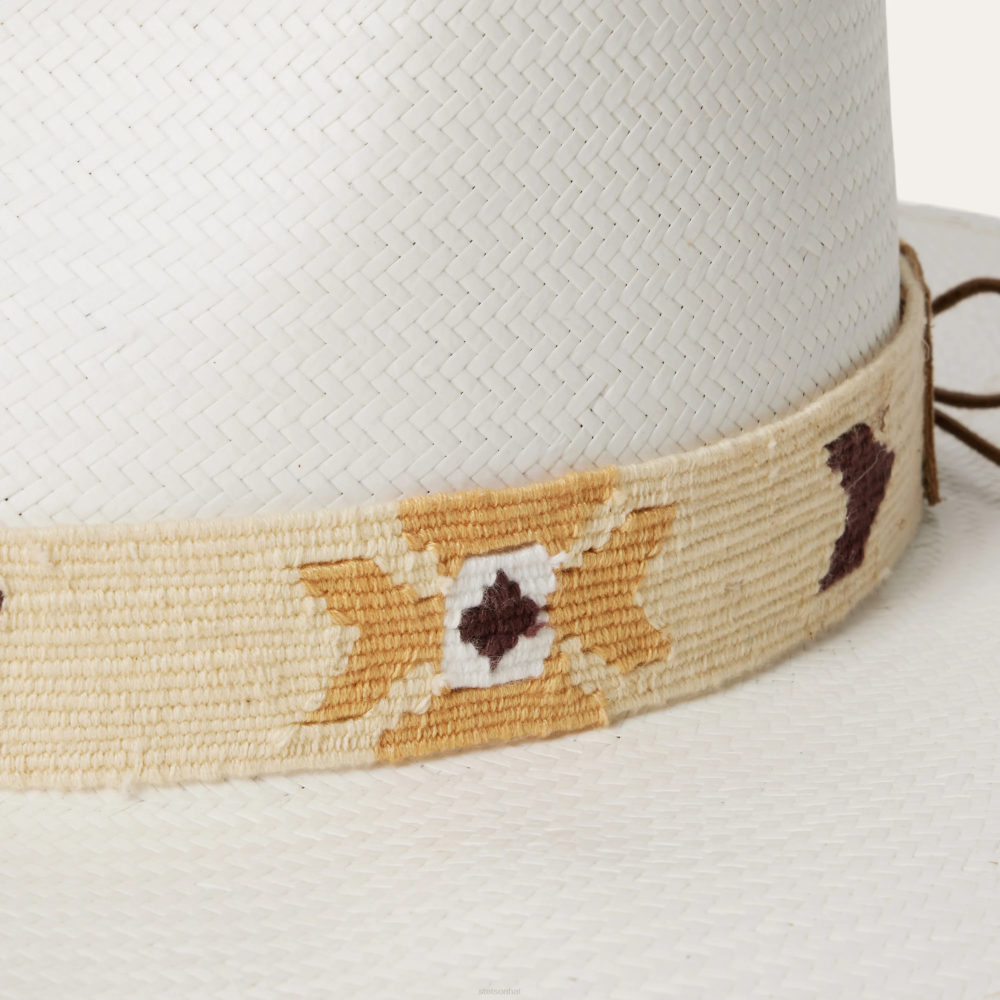 Stetson Sol Straw Fedora Bleach Unisex Headwear 00LX180